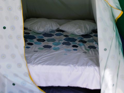 BUNGALOW TOILÉ 6 personnes -  Tente bungalow 25m² - 2 chambres - sans sanitaires 4/6 pers