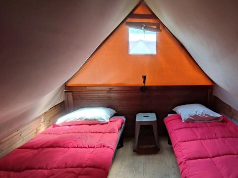 Tente en toile et en bois 4 personnes - Lodge Tribu - Sans sanitaires