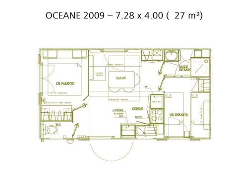 MOBILHOME 5 personnes - Louisiane