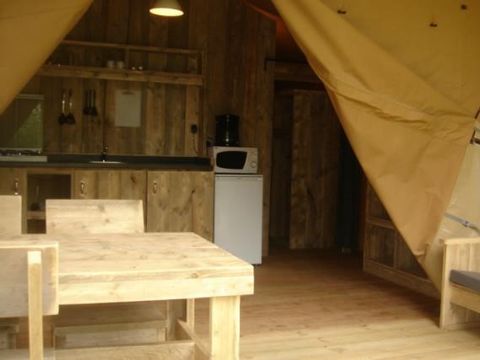 TENTE TOILE ET BOIS 5 personnes - Woody tente glamping