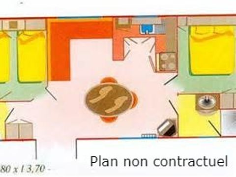 MOBILHOME 4 personnes - Confort