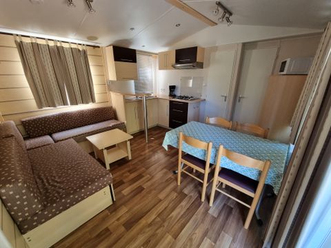 MOBILHOME 4 personnes - Mobil-home Standard 30m² - 2 chambres + Terrasse 10m² + TV + Clim 4 pers