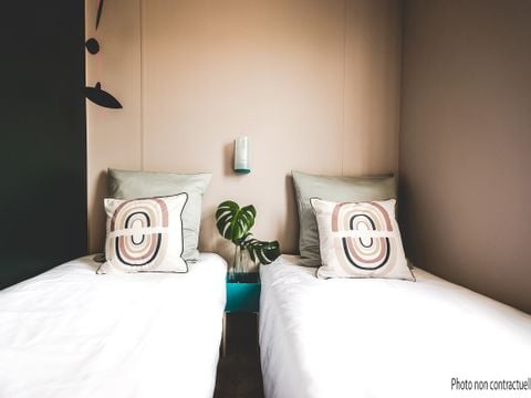 MOBILHOME 6 personnes - Mobil-home Premium 33m² 3 chambres + Terrasse 15m² + TV + Clim + Lave-vaisselle