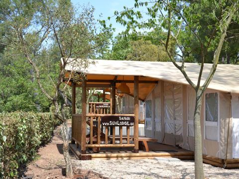 Tente en toile et en bois 5 personnes - SunLodge Safari