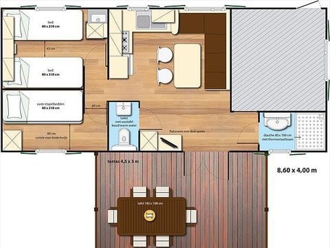 MOBILHOME 4 personnes - SunLodge Aspen Combi