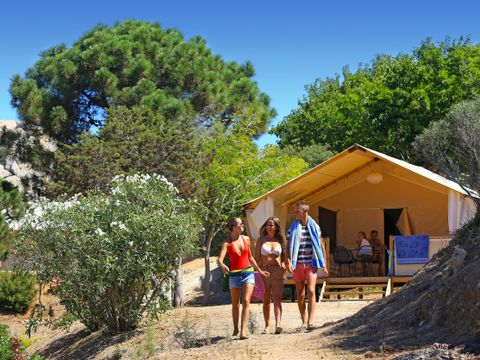 TENTE TOILE ET BOIS 4 personnes - Lodge Masaï