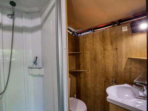 TENTE TOILE ET BOIS 4 personnes - Caraibe 3 Pièces 4 Personnes