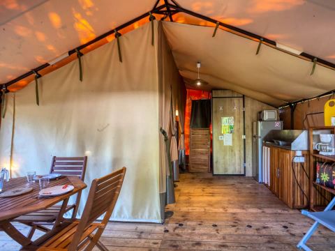 TENTE TOILE ET BOIS 4 personnes - Caraibe 3 Pièces 4 Personnes