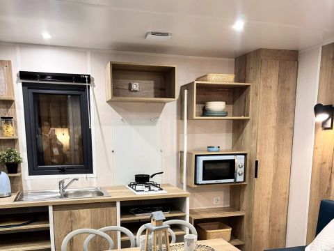 MOBILHOME 4 personnes - Cabane Vintage 3 Pièces 4 Personnes + TV