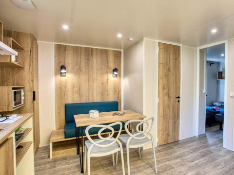 MOBILHOME 4 personnes - Cabane Vintage 3 Pièces 4 Personnes + TV