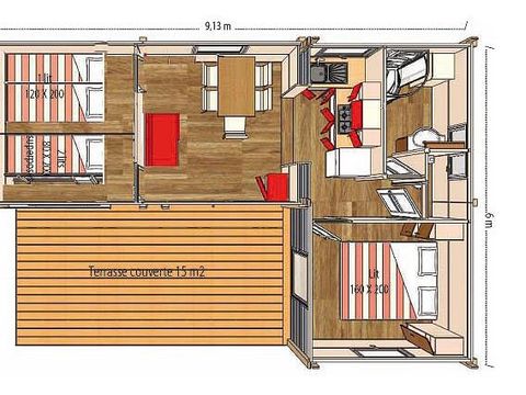 CHALET 6 personnes - Lagon