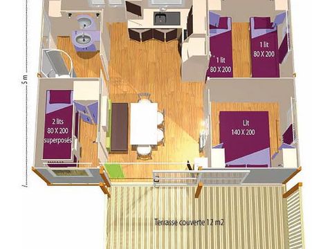 CHALET 6 personnes - Samoa