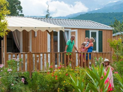 MOBILHOME 6 personnes - Comfort | 3 Ch. | 6 Pers. | Terrasse surélevée | Clim.