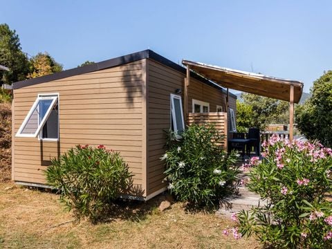 BUNGALOW 6 personnes - Mobil-home | Comfort | 2 Ch. | 4/6 Pers. | Terrasse surélevée | Clim.