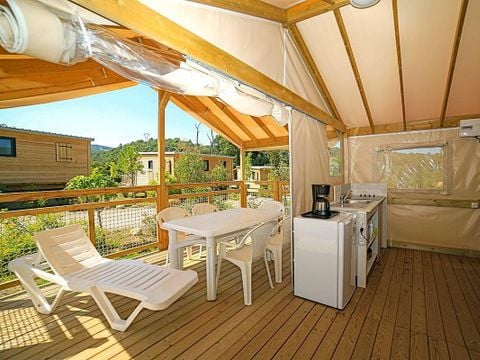 LODGE 5 personnes - Tente Eco Lodge | 2 Ch. | 4/5 Pers. | Sans SDB