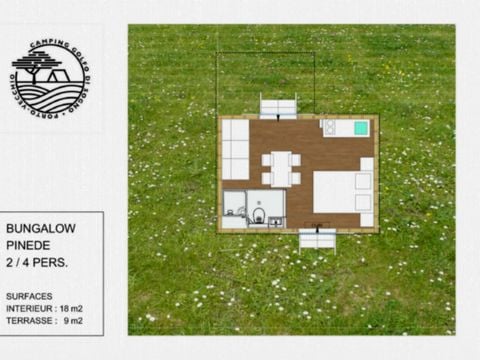 Bungalow 2/4 personnes - PINEDE