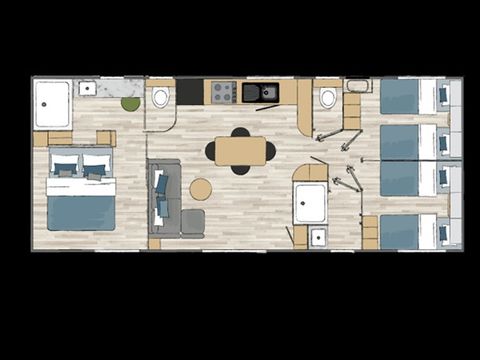 Mobilhome 6 personnes - TAOS 2025