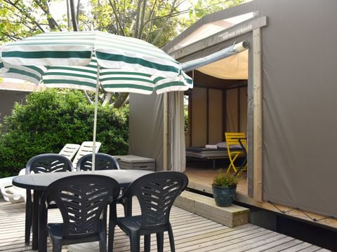 TENTE TOILE ET BOIS 4 personnes - Maori 2 pièces 4 personnes