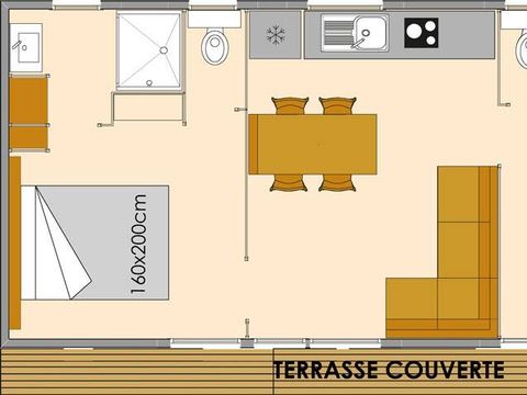 MOBILHOME 4 personnes - Mobile-home | Ultimate | 2 Ch. | 4 Pers. | Terrasse surélevée | 2 SDB | Clim.