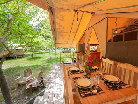 LODGE 4 personnes - Ecolodge sans sanitaires pour 4 pers (2 chambres)