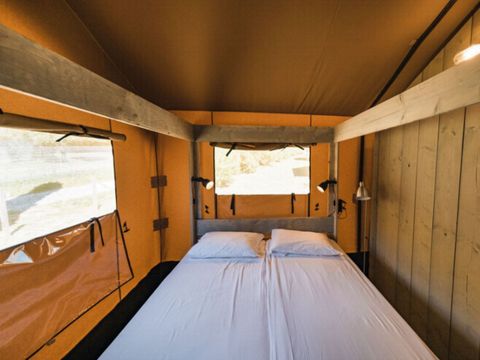 Tente en toile et en bois 4 personnes - Woodlodge 4 personnes (2 chambres)