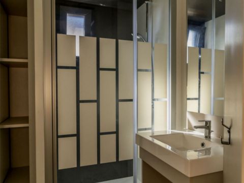 Mobilhome 7 personnes - Mobilhome 7 personnes - Lodge Prestige Pilotis Vue Mer 7 Pers.