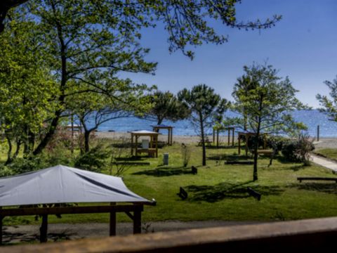 Mobilhome 7 personnes - Mobilhome 7 personnes - Lodge Prestige Pilotis Vue Mer 7 Pers.