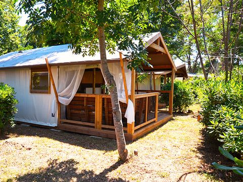 TENTE TOILE ET BOIS 5 personnes - Tente Lodge Cottu