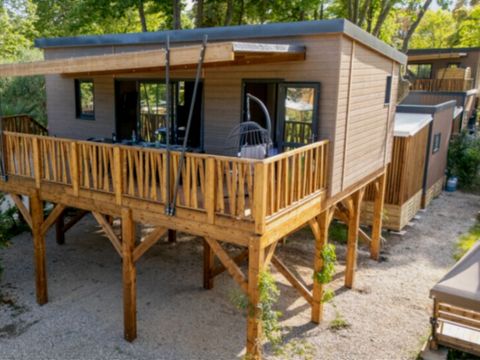 Lodge 7 personnes - Lodge 7 personnes - Lodge Prestige Pilotis Côte Montagne 7P 3CH