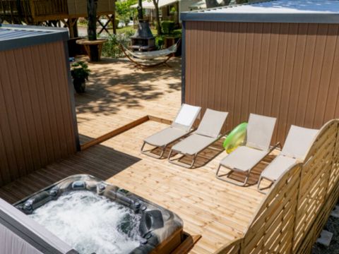 Mobilhome 10 personnes - Mobilhome 10 personnes - Cottage Premium Tribu SPA 10P 5CH