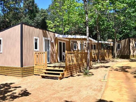 MOBILHOME 6 personnes - Confort | 3 Ch. | 6 Pers. | Terrasse surélevée | 1 SDB | Clim