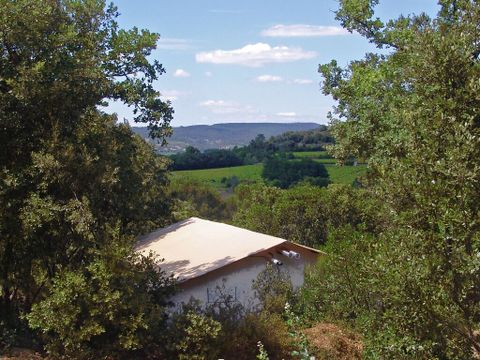 Tente en toile et en bois 5 personnes - Safari (haute saison samedi)
