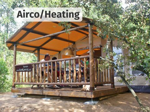 Tente en toile et en bois 5 personnes - Safari (haute saison vendredi)