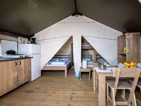 TENTE TOILE ET BOIS 5 personnes - Safari tent Comfort