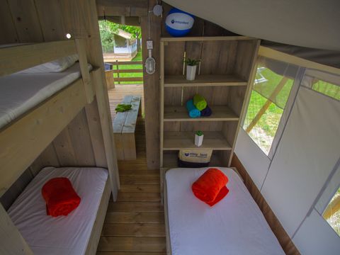 TENTE TOILE ET BOIS 5 personnes - Krk - Tente safari de luxe