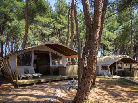 TENTE TOILE ET BOIS 5 personnes - Krk - Tente safari de luxe