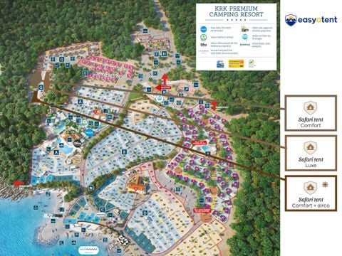 TENTE TOILE ET BOIS 5 personnes - Krk - Tente safari de luxe