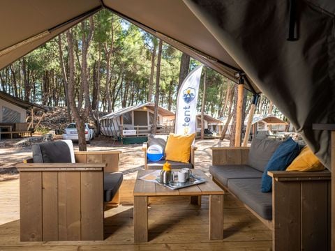 TENTE TOILE ET BOIS 5 personnes - Krk - Tente Safari Confort