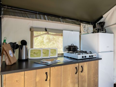 TENTE TOILE ET BOIS 5 personnes - Krk - Tente Safari Confort