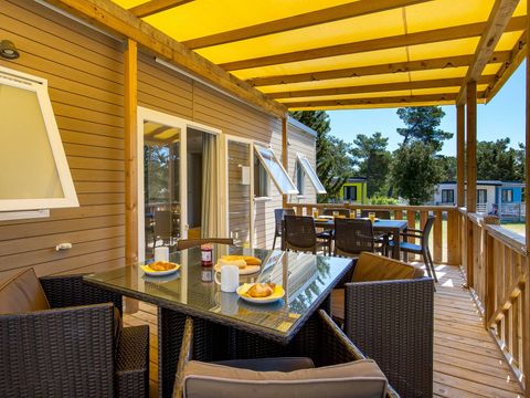 MOBILHOME 4 personnes - Mobil-home | Premium | 2 Ch. | 4 Pers. | Terrasse surélevée | Clim.