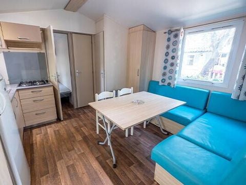 MOBILHOME 6 personnes - Comfort | 3 Ch. | 6 Pers. | Terrasse surélevée | Clim. | TV