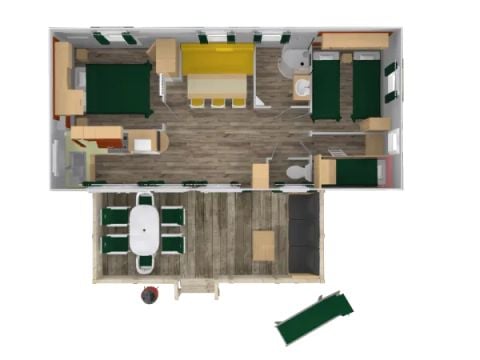 MOBILHOME 7 personnes - Comfort Plus 3 chambres Relax