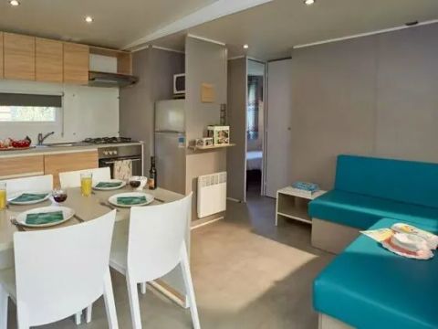 MOBILHOME 6 personnes - Salon Premium 3 chambres sans TV