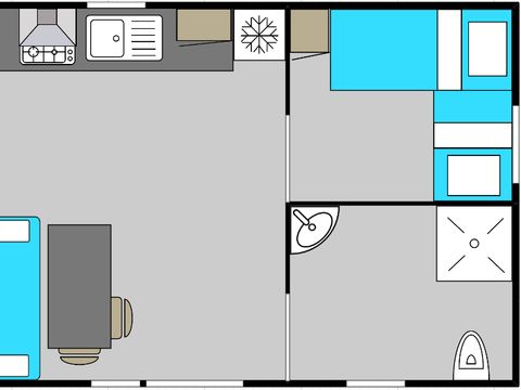 MOBILHOME 6 personnes - Gentiane PMR