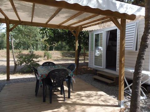 MOBILHOME 2 personnes - Mobilhome 2 pers ASTRIA 16m² climatisé + terrasse couverte 10m²