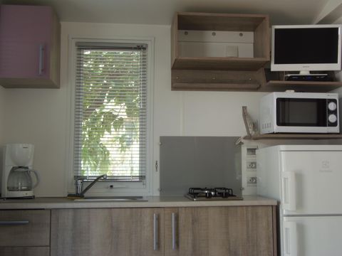 MOBILHOME 2 personnes - Mobilhome 2 pers ASTRIA 16m² climatisé + terrasse couverte 10m²