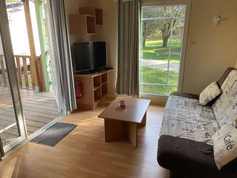 MOBILHOME 4 personnes - Mobilhome CRL climatisé 36m² + terrasse semi couverte 15m2