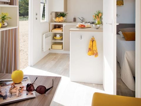 MOBILHOME 2 personnes - Saphir 18m² + terrasse couverte + climatisation