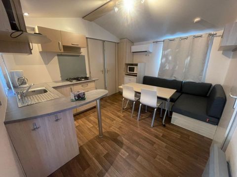 Mobilhome 4/6 personnes - CONFORT - 2 chambres - TV-CLIM