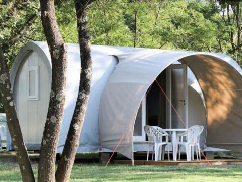 Tente en toile et en bois 4 personnes - COCO SWEET 2CH 4 PERS (sans climatisation, sans télévision, sans sanitaire)